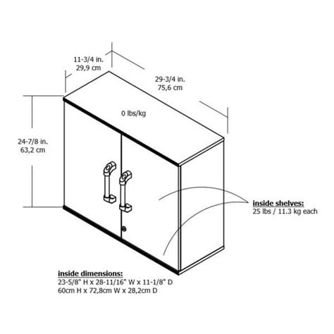 Systembuild Evolution Boss Steel Grey Wall Cabinet